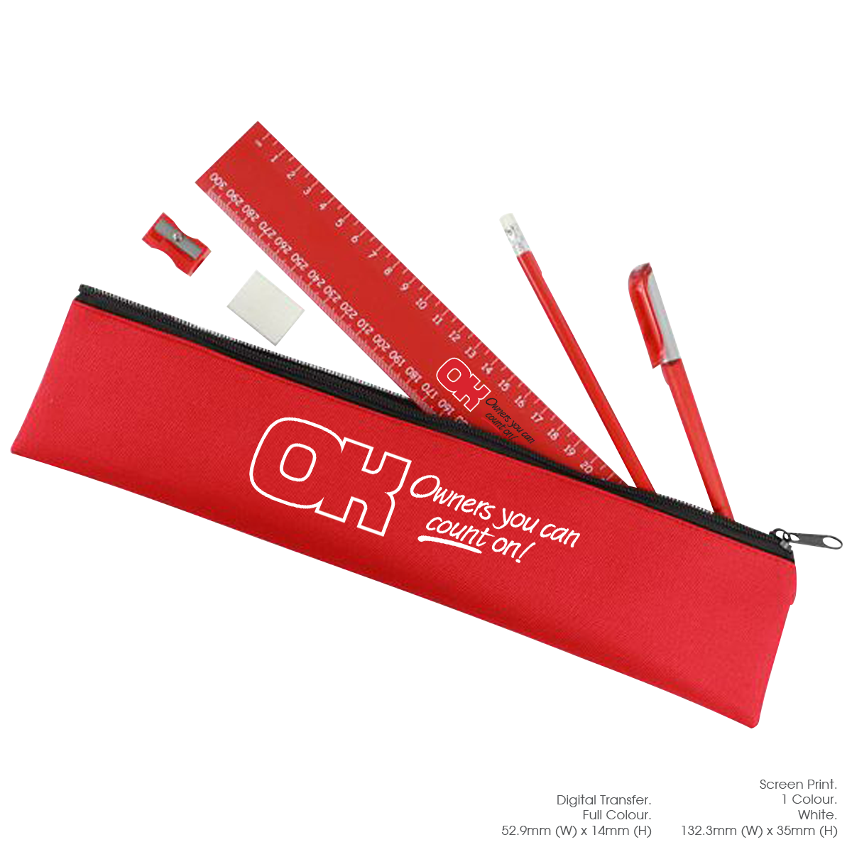 TEACHER STATIONERY SET 30CM