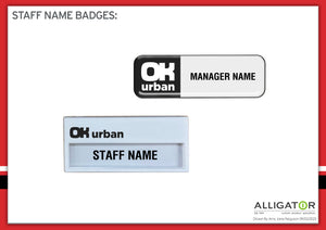 OK URBAN GENERAL STAFF NAME BADGE