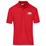 MENS/LADIES BASIC PIQUE GOLF SHIRT - RED