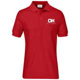 MENS/LADIES EXHIBIT GOLF SHIRT - RED