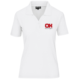 MENS/LADIES BASIC PIQUE GOLF SHIRT - WHITE