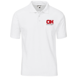 MENS/LADIES BASIC PIQUE GOLF SHIRT - WHITE