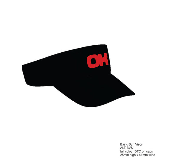 BASIC SUN VISOR - BLACK