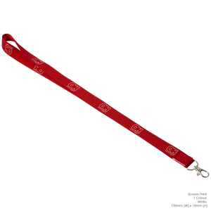 BASIX LANYARD RED