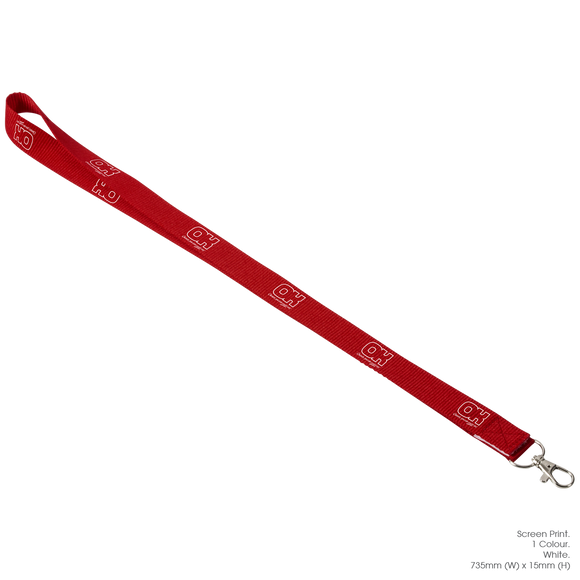 BASIX LANYARD RED